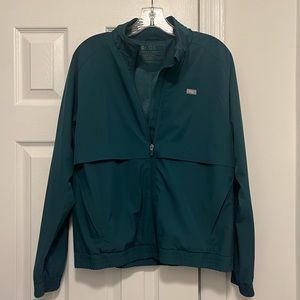 Figs Sydney Scrub Jacket - Caribbean Blue size M